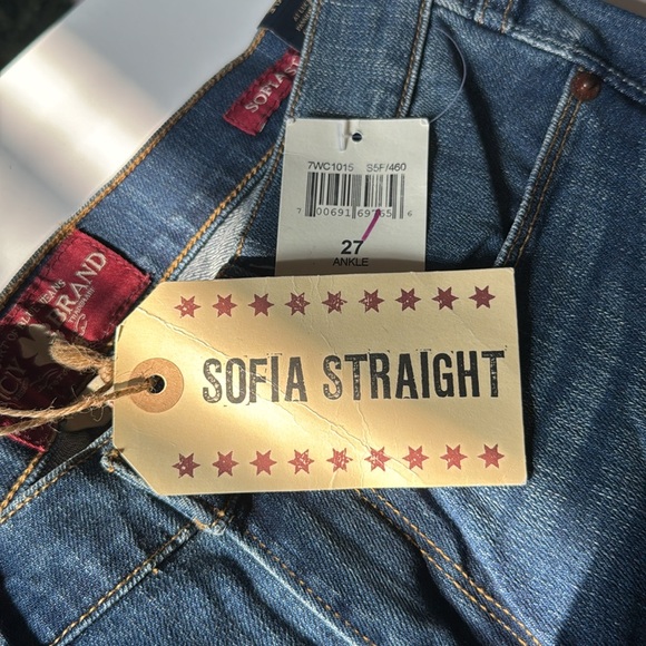 NWT Lucky Brand Sophia Straight leg Blue Jeans size 4/27 - Picture 5 of 5